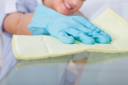 Professional one off cleaning service in a home interior