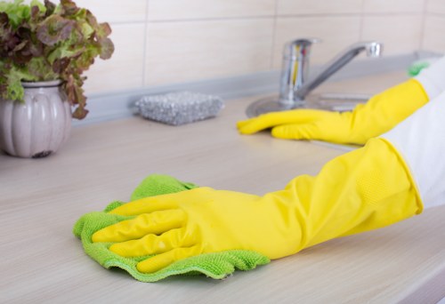 Experienced Harrow cleaners preparing a property for a fresh finish
