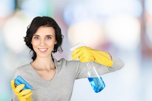 Eco-friendly cleaning of a shared communal space