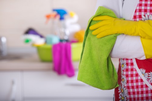 Cleaning supplies used for deep cleaning tasks